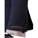 Lacivert Yaka Kruvaze Slim Fit Erkek Damatlık