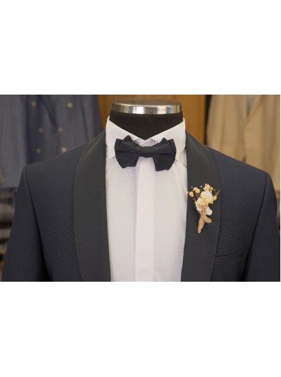 Sabit Şal Yaka Smokin Lacivert