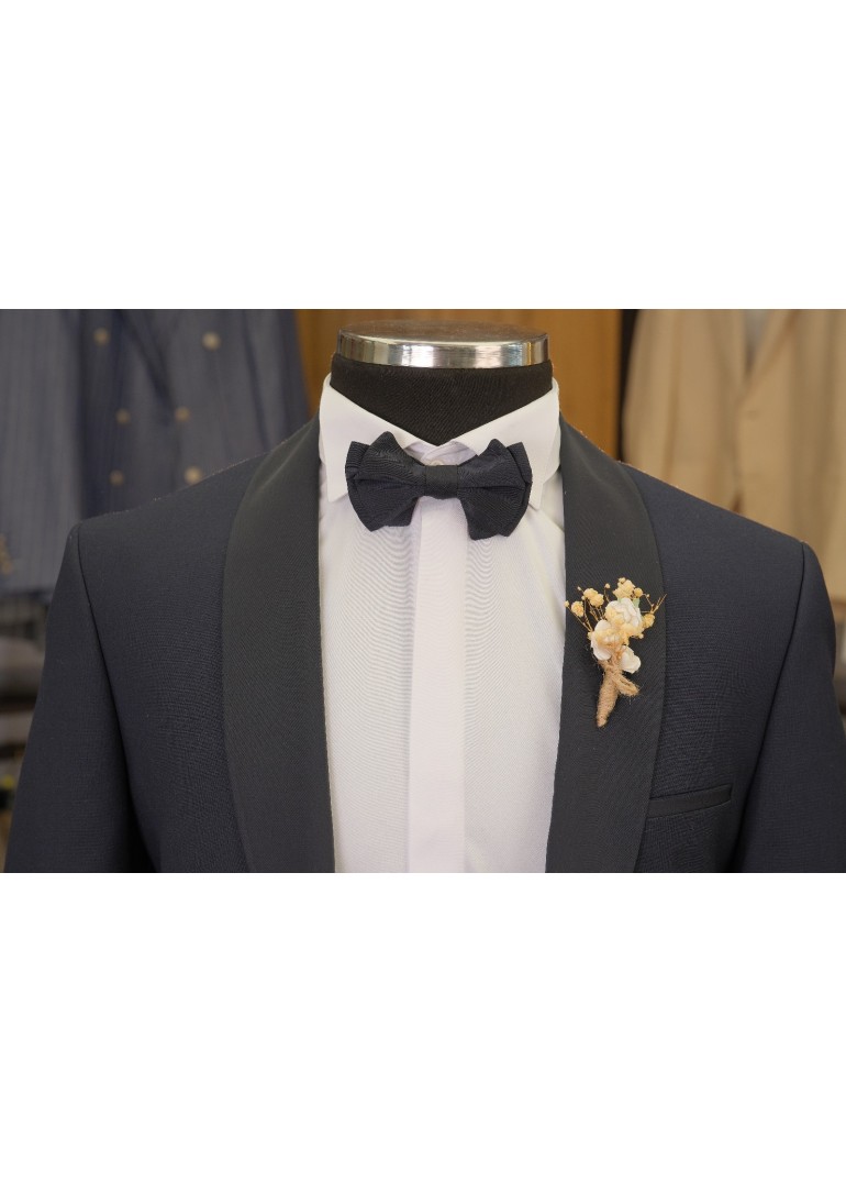 Sabit Şal Yaka Smokin Lacivert