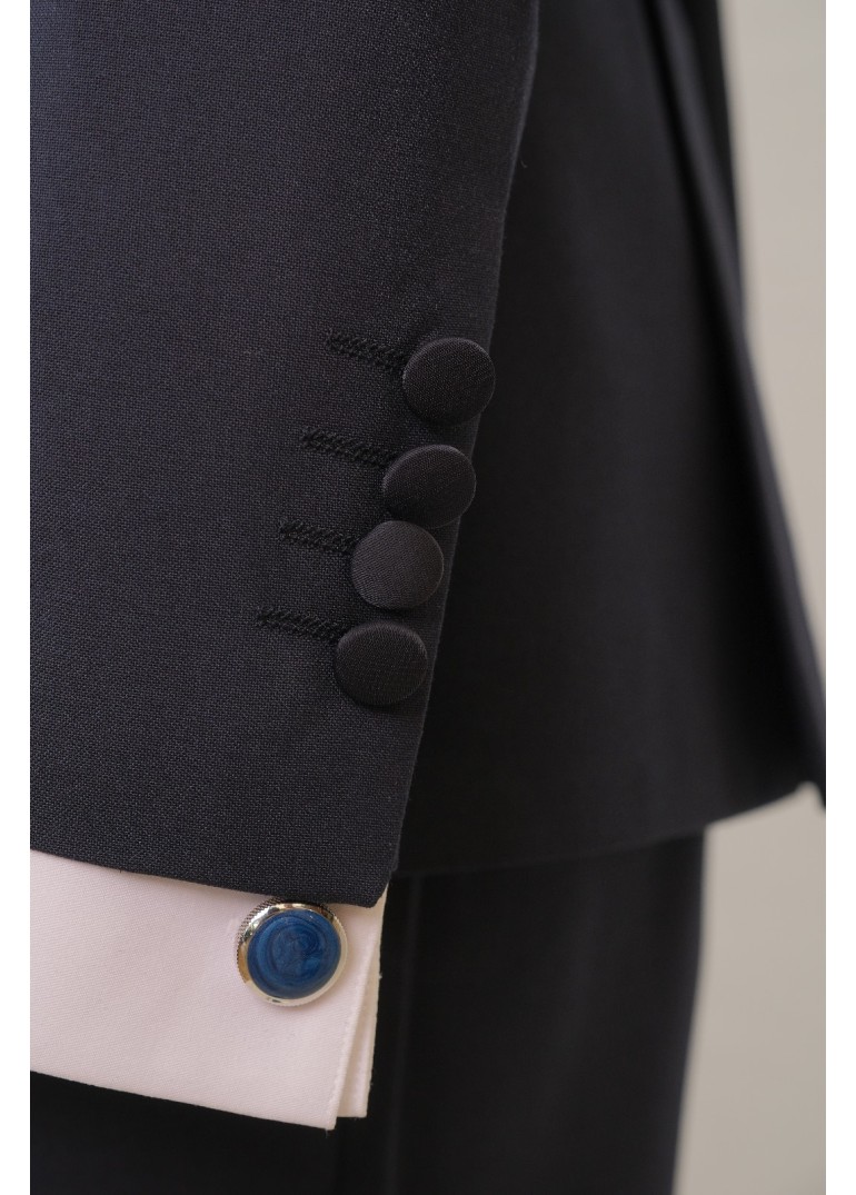 Sabit Şal Yaka Smokin Lacivert