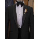 Sabit Şal Yaka Siyah Slim Fit Erkek Smokin