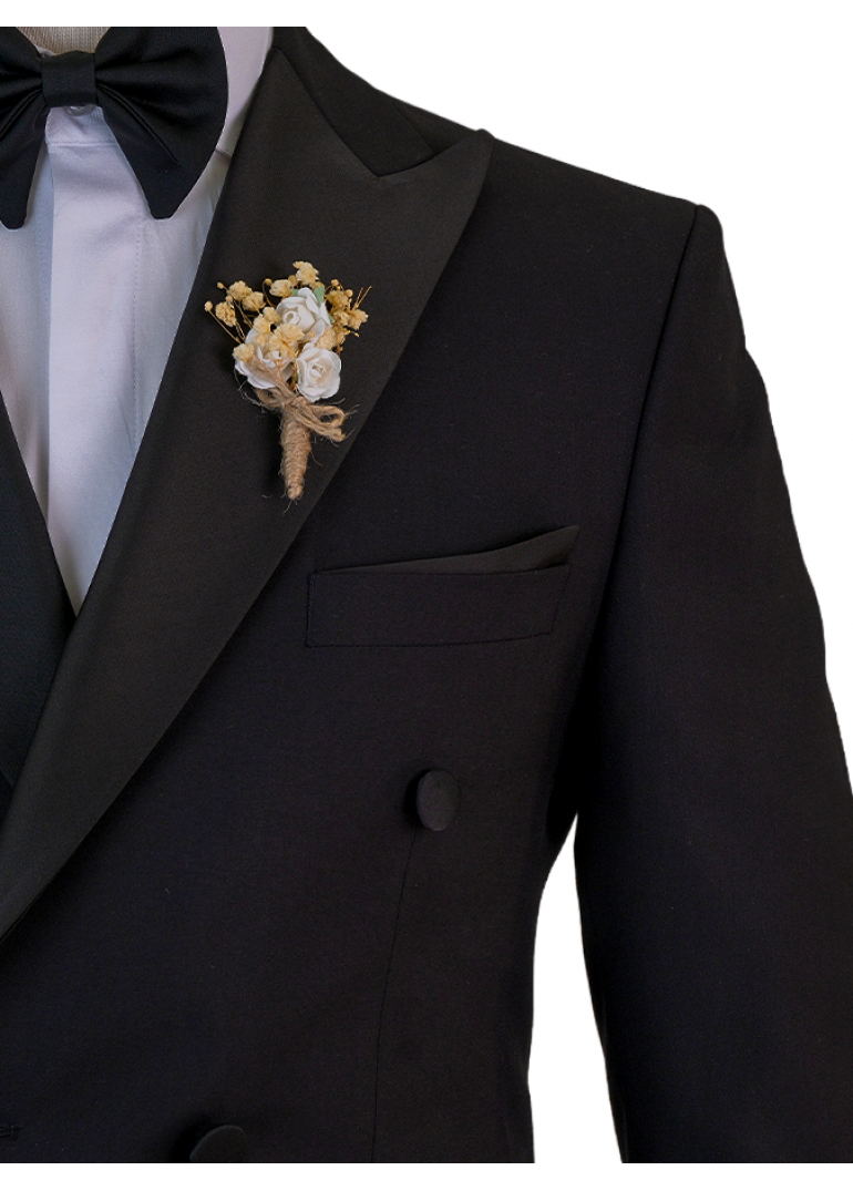 Gizli Düğme Esnek Ata Ya Beyaz