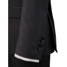 Siyah Slim Fit Smokin Damatlık Erkek Takım Elbise