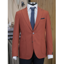 Torba Cep Taba Lacivert Slim Fit Erkek Takım Elbise