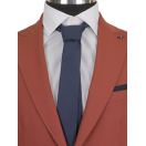 Torba Cep Taba Lacivert Slim Fit Erkek Takım Elbise