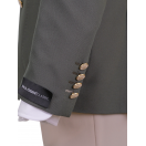 Kombinli Kruvaze Yeşil-Bej Slim Fit Erkek Takım Elbise