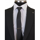 Yün Siyah Slim Fit Erkek Takım Elbise