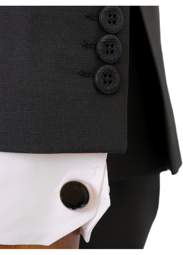 Yün Siyah Slim Fit Erkek Takım Elbise