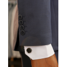 Yün Lacivert Slim Fit Erkek Takım Elbise