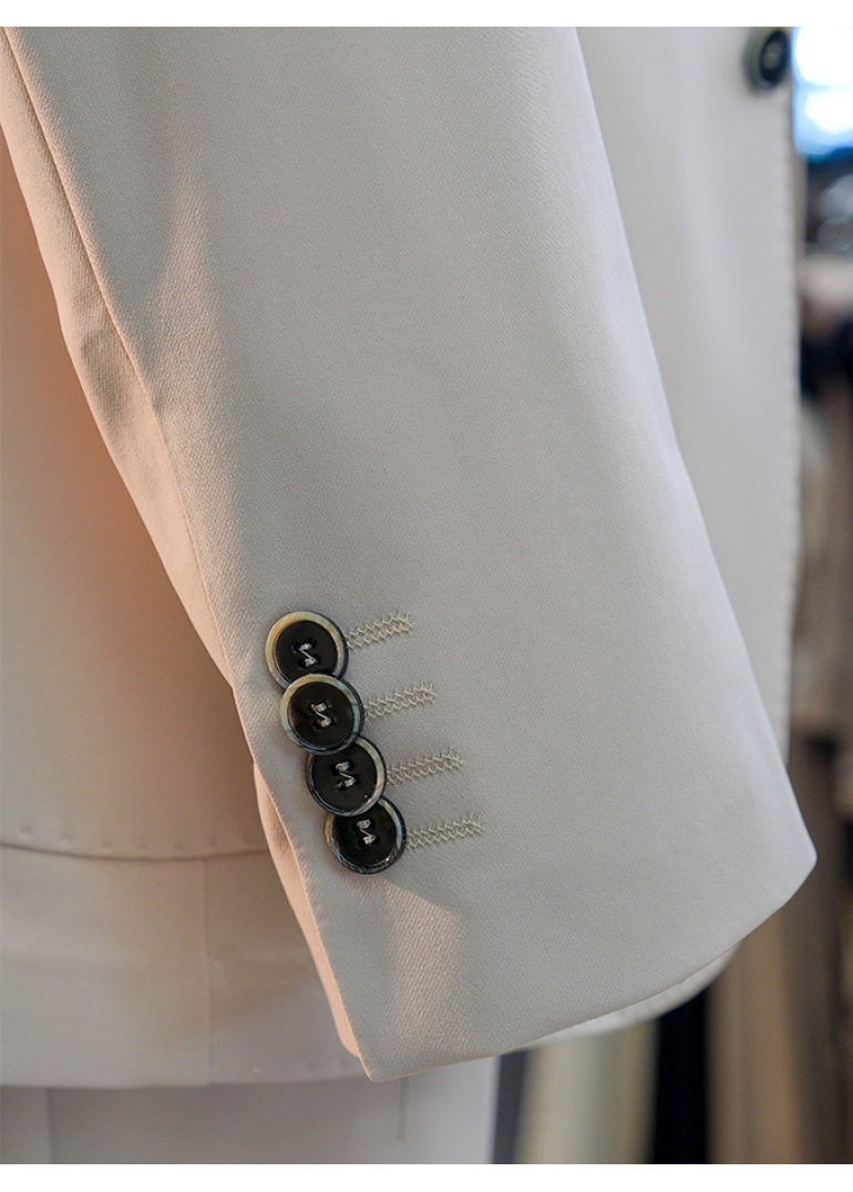 Kırışmayan Çantalı Bej Erkek Spor Takım