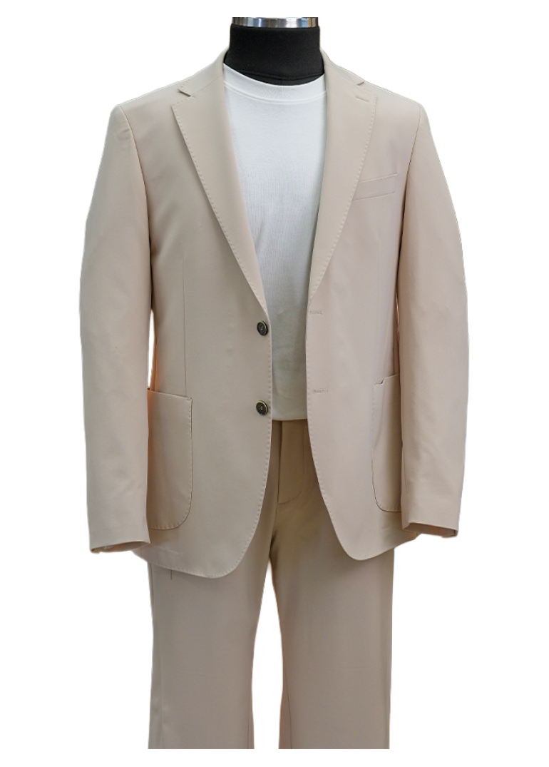 Kırışmayan Çantalı Bej Erkek Spor Takım