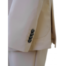 Kırışmayan Çantalı Bej Erkek Spor Takım