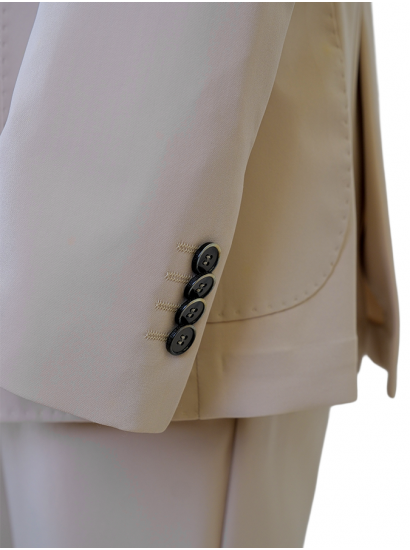 Kırışmayan Çantalı Spor Bej