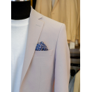 Krem Torba Cep Slim Fit Erkek Takım Elbise