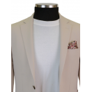 Torba Cep Krem Slim Fit Erkek Takım Elbise