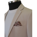 Torba Cep Krem Slim Fit Erkek Takım Elbise