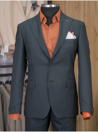 HVN Yün Çizgili Takım Yeşil