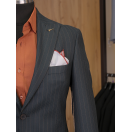 Yeşil Çizgili Slim Fit Erkek Takım Elbise