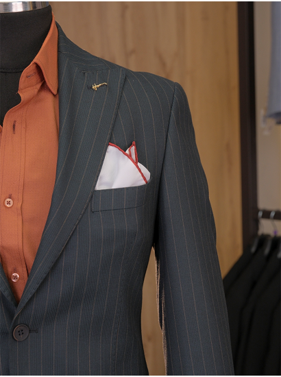 HVN Yün Çizgili Takım Yeşil