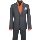 Yeşil Çizgili Slim Fit Erkek Takım Elbise