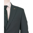 HVN Haki Slim Fit Erkek Klasik Yün Takım Elbise