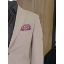 HVN Yün Klasik Takım Elbise Sütlü Kahverengi Erkek