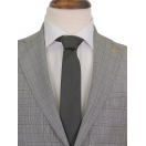 HVN Yün Klasik Takım Elbise Kareli Bej Erkek