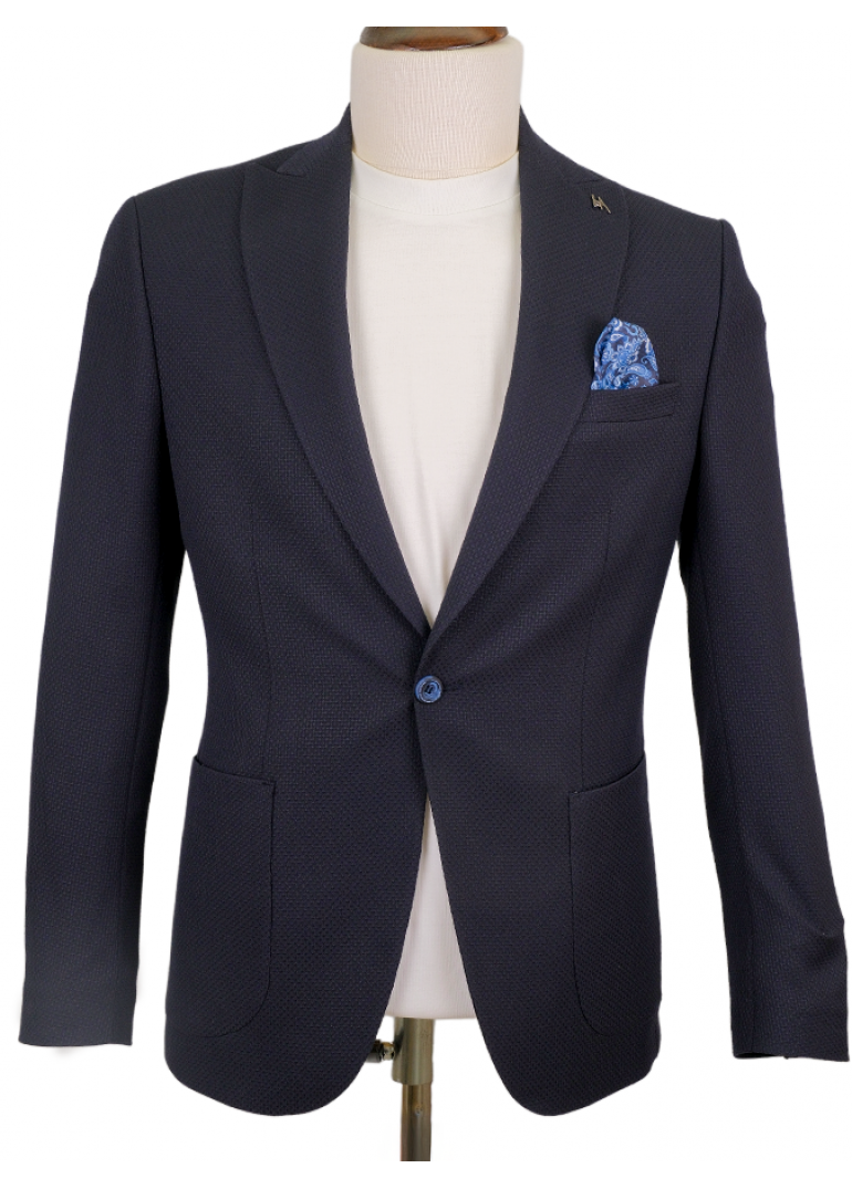 Armürlü Slim Fit Erkek Blazer Ceket