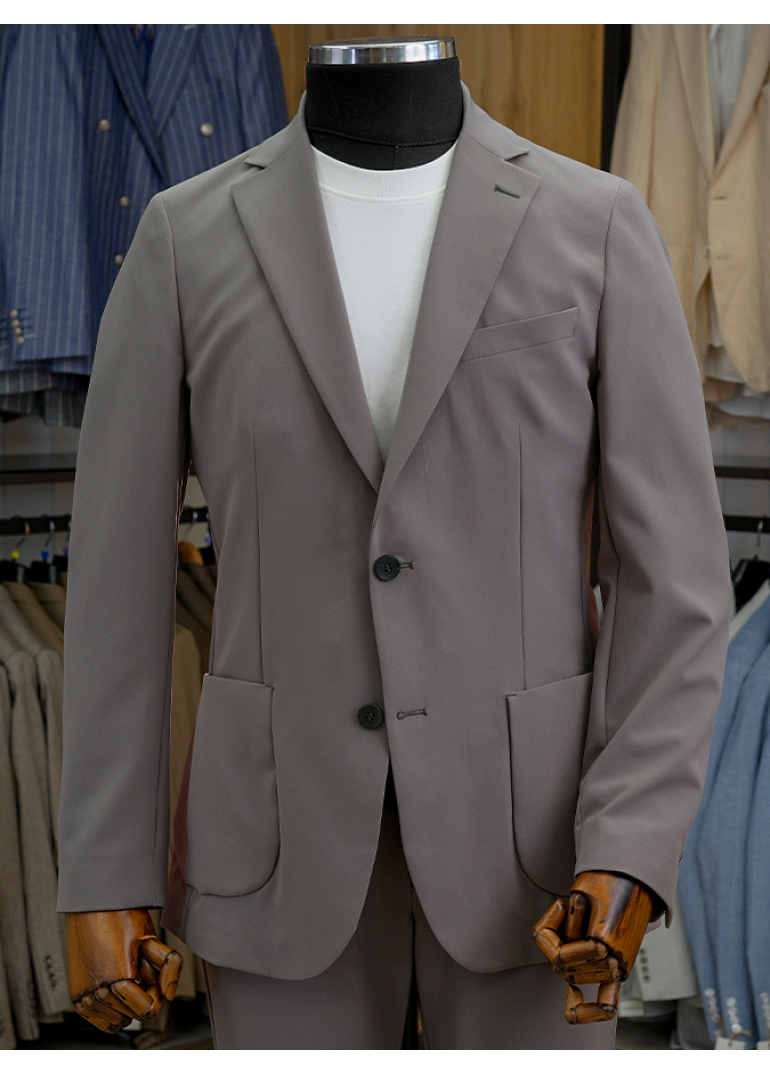 Astarsız Torba Cep Yeşil Slim Fit Erkek Ceket