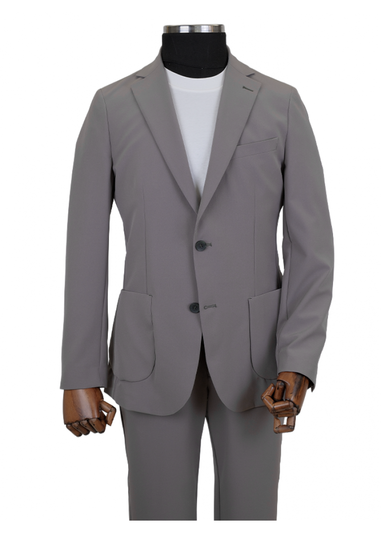 Astarsız Torba Cep Yeşil Slim Fit Erkek Ceket