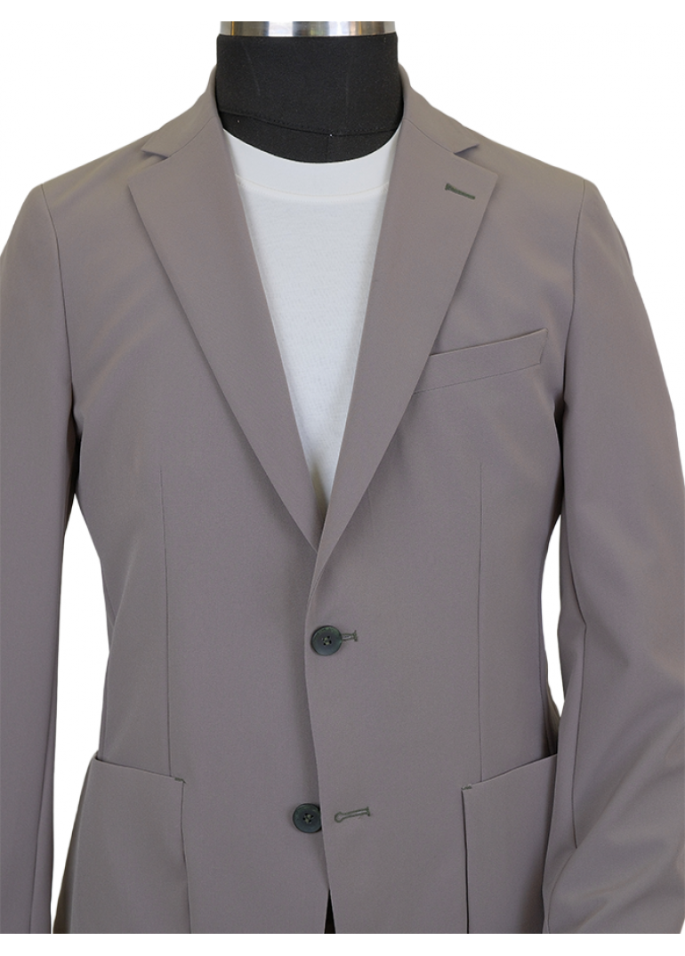 Astarsız Torba Cep Yeşil Slim Fit Erkek Ceket