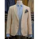 Keten Torba Cep Bej Slim Fit Erkek Ceket