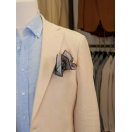 Keten Torba Cep Bej Slim Fit Erkek Ceket