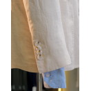 Keten Torba Cep Bej Slim Fit Erkek Ceket