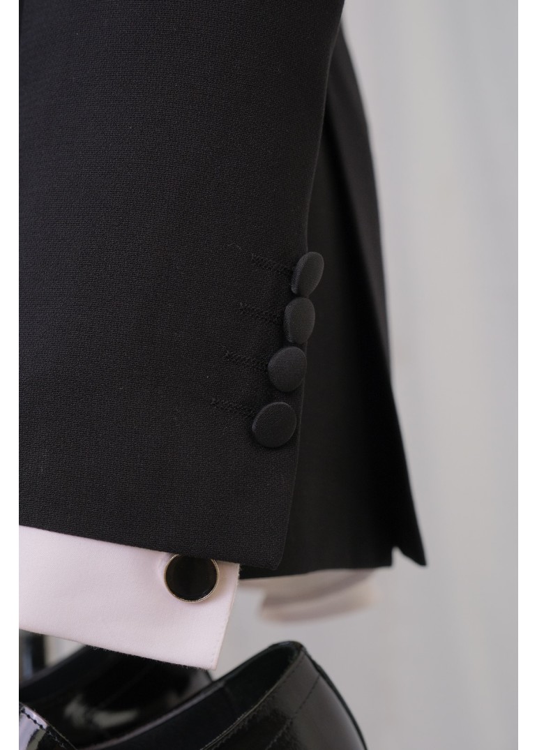 Sim Kıl Biye Damatlık Siyah