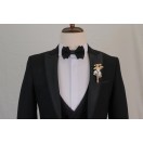 Sim Kıl Biye Damatlık Siyah