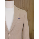 Torba Cep Bej Slim Fit Erkek Ceket