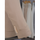 Torba Cep Bej Slim Fit Erkek Ceket