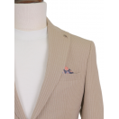 Torba Cep Bej Slim Fit Erkek Ceket