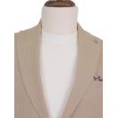 Torba Cep Bej Slim Fit Erkek Ceket