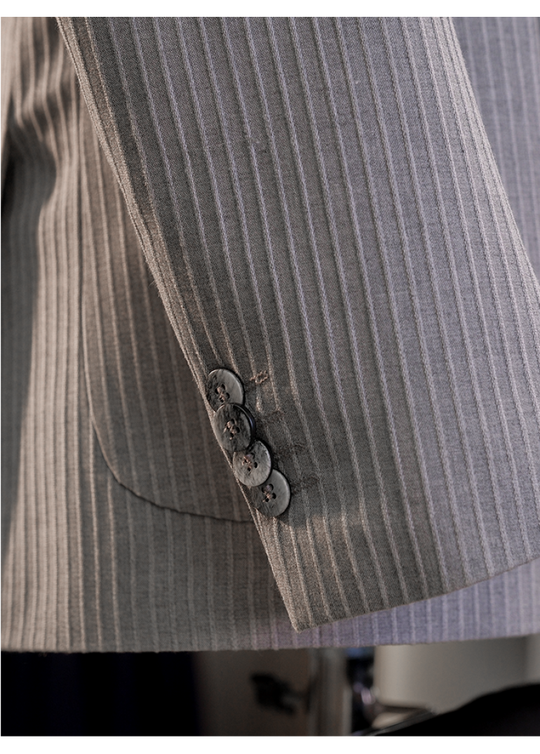 Torba Cep Gri Slim Fit Erkek Ceket