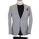 Torba Cep Gri Slim Fit Erkek Ceket