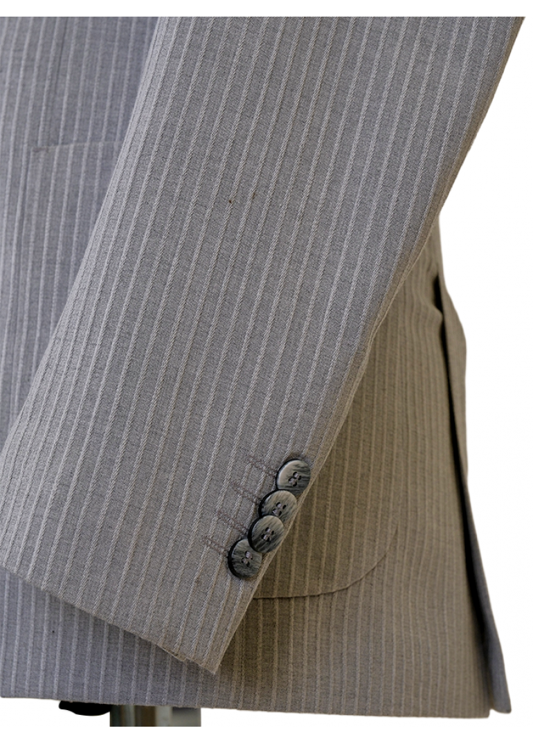 Torba Cep Gri Slim Fit Erkek Ceket