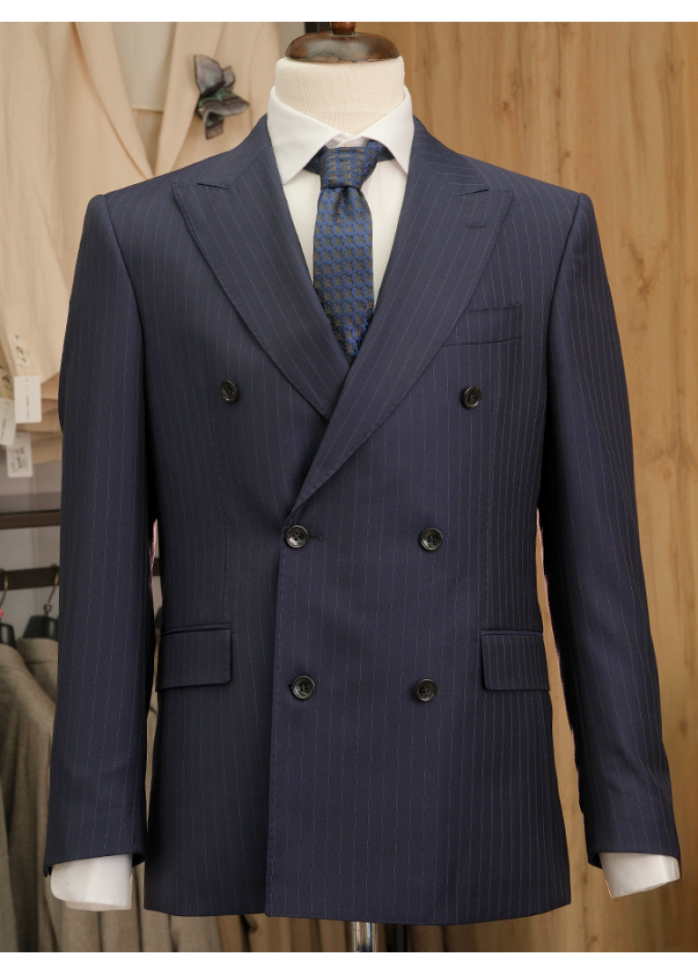 Rosea 02 Lacivert Slim Fit Erkek Takım Elbise