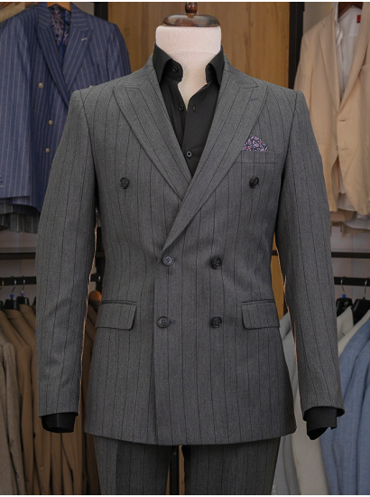 Muskar Çizgili Kruvaze Antrasit