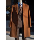 Kiremit Kaşmir Kaban | Wool Touch Kışlık