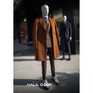 Kiremit Kaşmir Kaban | Wool Touch Kışlık