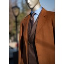 Kiremit Kaşmir Kaban | Wool Touch Kışlık