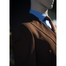 Kahverengi Kruvaze Torba Cepli Takım Elbise