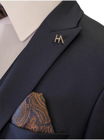 Yün Yelekli Takım Lacivert